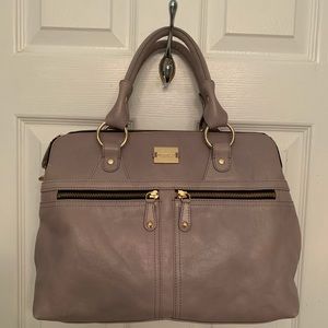 MODALU LONDON Gray Leather “PIPPA” Purse